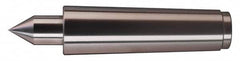 Concentric - MT6 Taper Shank, 5,500 Lb Capacity Live Center - 1,500 Max RPM, 1.509" Point Diam, 2-13/16" Point Len, 2,500 Lb Max Workpc, Standard Point - Caliber Tooling