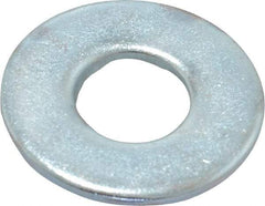 Value Collection - 3/8" Screw, Steel USS Flat Washer - 0.433" ID x 1.03" OD, 0.104" Thick, Zinc-Plated Finish - Caliber Tooling