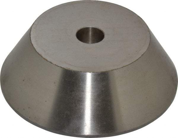 Concentric - 2.17 to 3-1/4" Point Diam, Hardened Tool Steel Lathe Bell Head Point - Compatible with Live Centers - Caliber Tooling