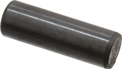 Holo-Krome - 8mm Diam x 25mm Pin Length Grade 8 Alloy Steel Standard Dowel Pin - Black Luster Finish, C 60 (Surface) & C 50-58 Hardness, 1 Beveled & 1 Rounded End - Caliber Tooling