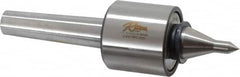 Riten - MT3 Taper Shank, 2-1/8" Head Diam 3,400 Lb Capacity Live Center - 6,000 Max RPM, 2" Head Length, 3/8" Point Diam, 2" Point Len, 310 Lb Max Workpc, 2" Tip Diam, Long Point - Caliber Tooling