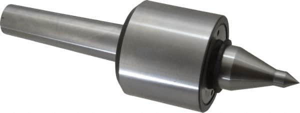 Riten - MT4 Taper Shank, 3-1/16" Head Diam 4,500 Lb Capacity Live Center - 5,000 Max RPM, 2-25/32" Head Length, 1/2" Point Diam, 2-5/8" Point Len, 1,100 Lb Max Workpc, 3/4" Long Tip, 3/4" Tip Diam, Long Point - Caliber Tooling