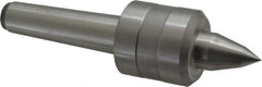 Value Collection - MT3 Taper Shank, 1.775" Head Diam Live Center - 1.7" Head Length, 7/8" Point Diam, 1.4" Point Len, 661 Lb Max Workpc, 6.45" OAL, Long Point - Caliber Tooling