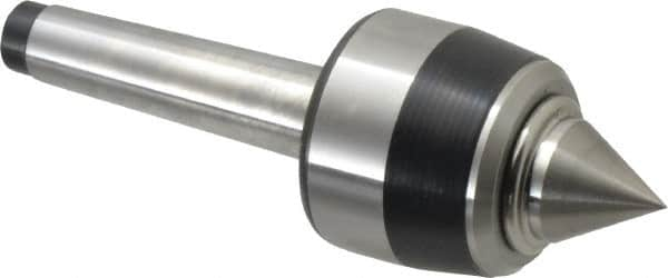 Royal Products - MT2 Taper Shank, 1-3/4" Head Diam 3,085 Lb Capacity Live Center - 6,000 Max RPM, 1.47" Head Length, 7/8" Point Diam, 1.01" Point Len, 725 Lb Max Workpc, 5-9/32" OAL, Standard Point - Caliber Tooling