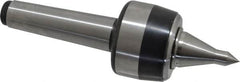 Royal Products - MT4 Taper Shank, 2.68" Head Diam 5,170 Lb Capacity Live Center - 4,500 Max RPM, 1.98" Head Length, 1-1/4" Point Diam, 2.18" Point Len, 1,120 Lb Max Workpc, 8-5/8" OAL, 1/2" Tip Diam, Long Point - Caliber Tooling