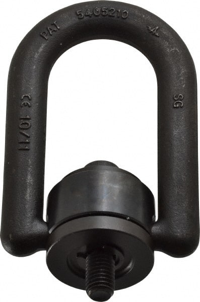 American Drill Bushing - 2,500 Lbs. Load Capacity, 3-1/2 Inch Wide x 5.31 Inch High x 2.56 Inch Opening, Extra Duty Center Pull Hoist Ring - Exact Industrial Supply