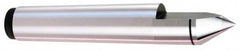 Royal Products - 1.748" Head Diam, Carbide-Tipped Steel Standard Point Half Dead Center - 5MT Morse Taper, 1.748" Point Diam, 8-1/2" OAL - Caliber Tooling