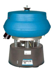 Raytech - 0.75 Cu Ft, 1/3 hp, Wet/Dry Operation Vibratory Tumbler - Adjustable Amplitude, Flow Through Drain, Tilt Feature - Caliber Tooling