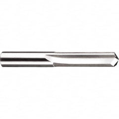 SGS - #29, 0.136", 140° Point, Solid Carbide Straight Flute Drill Bit - Caliber Tooling