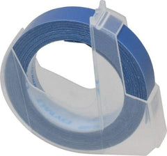 Dymo - 144" Long, Blue Embossing Tape - 3/8" Wide, 12' Long - Caliber Tooling