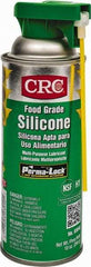 CRC - 16 oz Aerosol Nondrying Film/Silicone Penetrant/Lubricant - Clear & White, -40°F to 400°F, Food Grade - Caliber Tooling