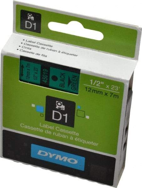 Dymo - 276" Long, Black Label Tape - 23' Long - Caliber Tooling