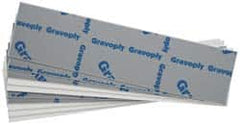 Gravotech - 10 Inch Long x 2 Inch High, Plastic Engraving Stock - Gray and White - Caliber Tooling