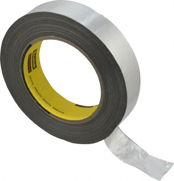 3M - 36 Yd Long x 1" Wide, Series 363, Silver Aluminum Tape - 7.3 mil Thick, 135 Lb/In Tensile Strength - Caliber Tooling