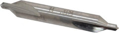 SGS - #4 Plain Cut 60° Incl Angle Solid Carbide Combo Drill & Countersink - Caliber Tooling