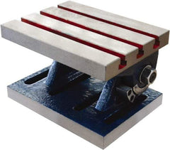 Interstate - 12" OAL x 10" Overall Width x 8" Overall Height, 0 to 90° Tilt Angle, Angle Table - 1/2" T-Slot Width - Caliber Tooling