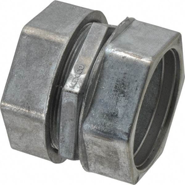 Thomas & Betts - 2" Trade, Die Cast Zinc Compression EMT Conduit Coupling - Noninsulated - Caliber Tooling