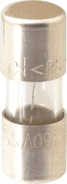 Ferraz Shawmut - 140 VDC, 350 VAC, 4 Amp, Fast-Acting Miniature Glass Fuse - Clip Mount, 15mm OAL, 10 at 125 V kA Rating, 5mm Diam - Caliber Tooling