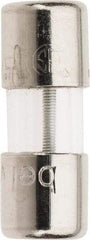 Ferraz Shawmut - 350 VAC, 0.5 Amp, Time Delay Miniature Glass Fuse - Clip Mount, 15mm OAL, 10 at 125 V kA Rating, 5mm Diam - Caliber Tooling