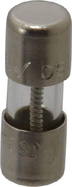 Ferraz Shawmut - 350 VAC, 2.5 Amp, Time Delay Miniature Glass Fuse - Clip Mount, 15mm OAL, 10 at 125 V kA Rating, 5mm Diam - Caliber Tooling