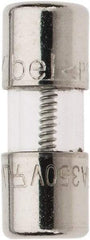 Ferraz Shawmut - 350 VAC, 3.5 Amp, Time Delay Miniature Glass Fuse - Clip Mount, 15mm OAL, 10 at 125 V kA Rating, 5mm Diam - Caliber Tooling