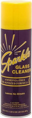 Made in USA - 20 oz Aerosol Unscented Glass Cleaner - Use on Glass Surfaces, Plexiglass - Caliber Tooling