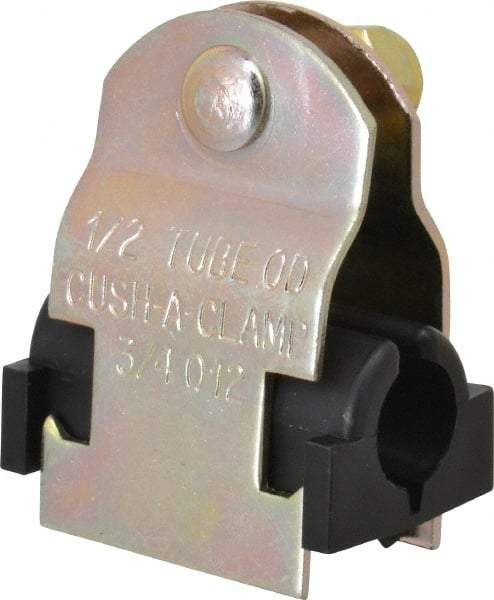 ZSI - 1/2" Pipe, Tube Clamp with Cushion - Dichromate - Caliber Tooling