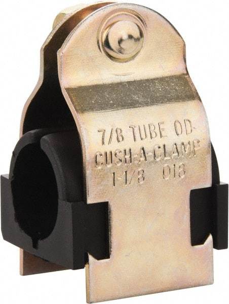 ZSI - 7/8" Pipe, Tube Clamp with Cushion - Dichromate - Caliber Tooling