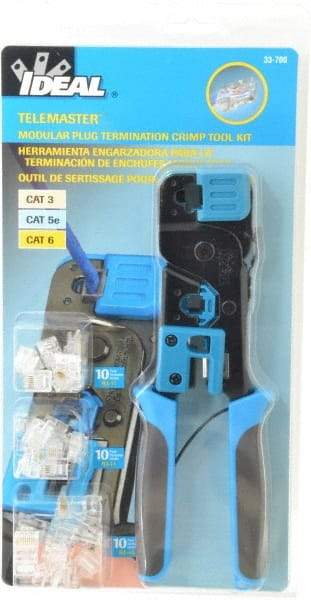 Ideal - Crimp Kit - RJ11 & RJ45 Compatible - Caliber Tooling