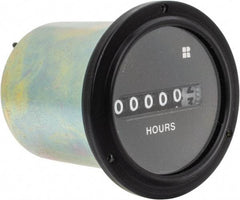 Trumeter - 6 Digit Wheel Display Hour Meter - No Reset - Caliber Tooling