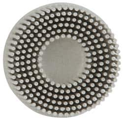 3M - 2" 120 Grit Ceramic Tapered Disc Brush - Fine Grade, Type R Quick Change Connector, 5/8" Trim Length - Caliber Tooling