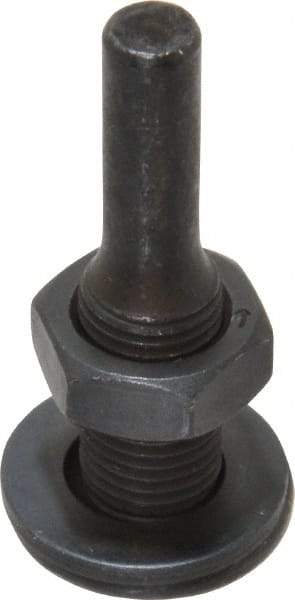 Weiler - 3/8" Arbor Hole to 1/4" Shank Diam Drive Arbor - For 3" Small Diam Wheel Brushes - Caliber Tooling