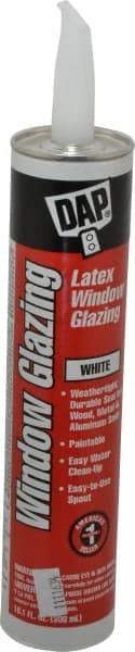 DAP - 10.1 oz Glazing Compound - White, Latex - Caliber Tooling