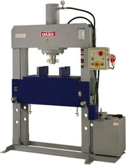 Dake - 70 Ton Electric Shop Press - 19" Stroke - Caliber Tooling