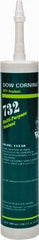 Dow Corning - 10.3 oz Cartridge Clear RTV Silicone Joint Sealant - -76 to 356°F Operating Temp, 20 min Tack Free Dry Time, 24 hr Full Cure Time, Series 732 - Caliber Tooling