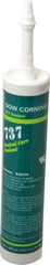 Dow Corning - 10.1 oz Cartridge White RTV Silicone Joint Sealant - -85 to 350°F Operating Temp, 14 min Tack Free Dry Time, 24 hr Full Cure Time, Series 737 - Caliber Tooling