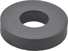 Mag-Mate - 1.203" ID x 2.8" OD Ceramic Ring Magnet - 0.59" Thick, 350°F Max Operating Temp - Caliber Tooling