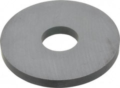 Mag-Mate - 0.875" ID x 2.875" OD Ceramic Ring Magnet - 0.25" Thick, 350°F Max Operating Temp - Caliber Tooling