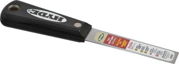 Hyde Tools - 3/4" Wide Steel Putty Knife - Flexible, Nylon Handle, 7-1/2" OAL - Caliber Tooling