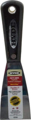 Hyde Tools - 2" Wide Steel Putty Knife - Flexible, Nylon Handle, 7-3/4" OAL - Caliber Tooling