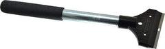 Hyde Tools - Carbon Steel 1-Edge Scraper - 3-1/4" Blade Width, 11" Long Tubular Metal Handle - Caliber Tooling