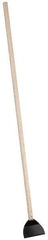 Hyde Tools - Stiff Carbon Steel Bent Scraper - 6" Blade Width, 55" Long Hardwood Handle - Caliber Tooling