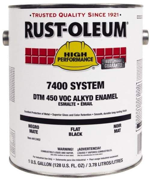 Rust-Oleum - 1 Gal Yellow (New Caterpillar) Gloss Finish Industrial Enamel Paint - Interior/Exterior, Direct to Metal, <450 gL VOC Compliance - Caliber Tooling