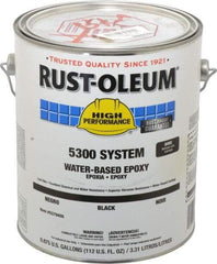 Rust-Oleum - 1 Gal High Gloss Black Water-Based Epoxy - 200 to 350 Sq Ft/Gal Coverage, <250 g/L VOC Content - Caliber Tooling