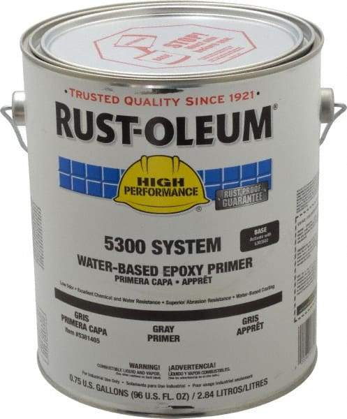 Rust-Oleum - 1 Gal Gray Water-Based Epoxy - 200 to 350 Sq Ft/Gal Coverage, <250 g/L VOC Content - Caliber Tooling