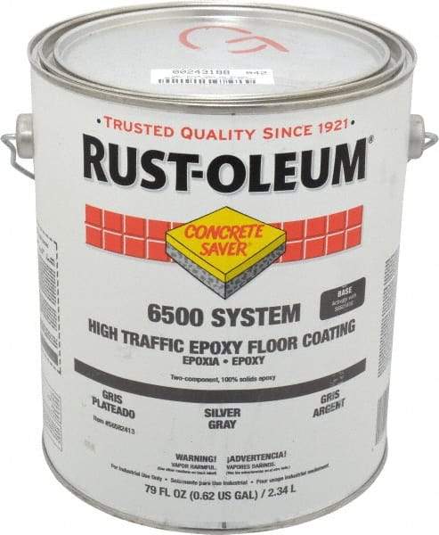 Rust-Oleum - 1 Gal High Gloss Silver Gray Epoxy - <100 g/L VOC Content - Caliber Tooling