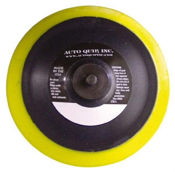 AutoQuip - 5" Diam Hook & Loop Disc Backing Pad - Medium Density, 12,000 RPM - Caliber Tooling