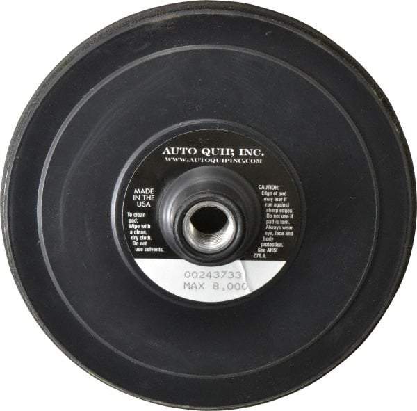 AutoQuip - 6" Diam Adhesive/PSA Disc Backing Pad - Firm Density, 8,000 RPM - Caliber Tooling