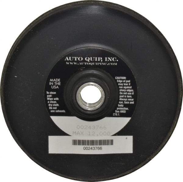 AutoQuip - 5" Diam Hook & Loop Disc Backing Pad - Firm Density, 12,000 RPM - Caliber Tooling