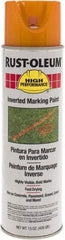 Rust-Oleum - 15 fl oz Orange Marking Paint - 300' to 350' Coverage at 1-1/2" Wide, Solvent-Based Formula - Caliber Tooling